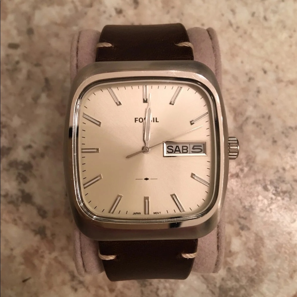 Brown Leather Fossil Watch